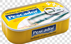 Sardinhas Com Óleo Pescador 125 G   Sardinha Pescador 125g Oleo  HD Png Download