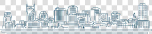 Clip Art About Us Executive Legal   Outline Nashville Skyline Drawing  HD Png Download