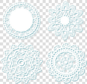 Doily Vector Crochet   Coccolithophores Bloom  HD Png Download