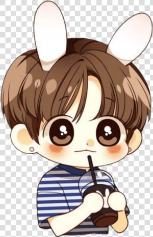 Jungkook Cute Kawaii Bts Chibi   Easy Chibi Bts Drawings  HD Png Download