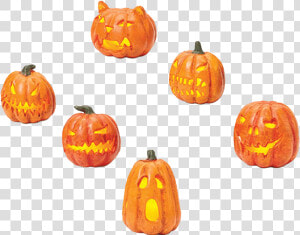 Lit Jack O Lanterns   Department 56 Jack O Lanterns Halloween Fall Village  HD Png Download