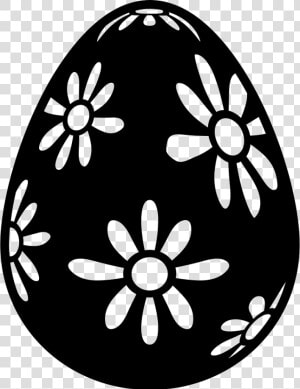 Easter Egg Clipart Black And White Svg   Easter Egg  HD Png Download