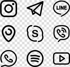 Icono Facebook Instagram Vector  HD Png Download