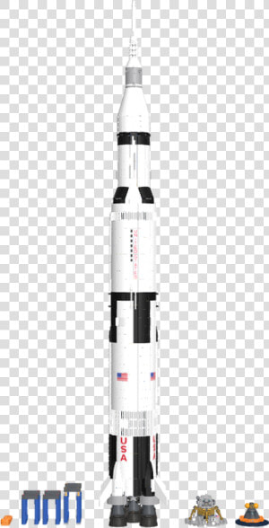 Saturn 5 Rocket Png Vector Royalty Free Library   Missile  Transparent Png