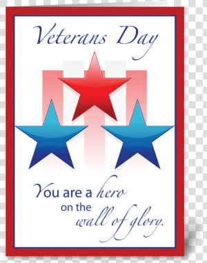 Veterans Day Patriotic Hero Wall Of Hero Greeting Card   Veterans Day Card Designs  HD Png Download