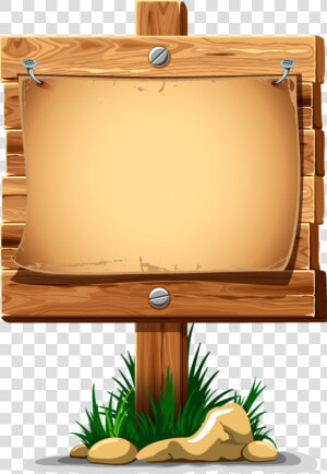 Transparent Wooden Board Clipart   Wood Signage Clipart Png  Png Download