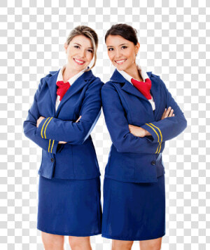 Stewardess Png   Flight Attendant Blue Uniform  Transparent Png