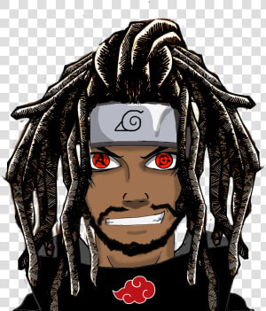 Transparent Rasta Hair Png   Black Man Anime Dreads  Png Download