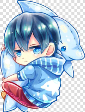 Transparent Anime Boy Png   Free Haru Chibi  Png Download