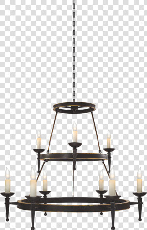 Visual Comfort Round Iron Chandelier  HD Png Download