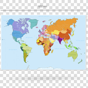 World Map Evaluated By Acousticfacts   World Map  HD Png Download