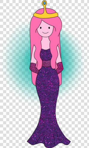 Transparent Princess Dress Png   Princess Bubblegum Cartoon Network Adventure Time  Png Download