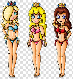 Bikini Jewelry Girls By Ninpeachlover d8kizxb   Girls In Bikinis Cartoons  HD Png Download