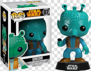 Greedo Vaulted Pop Vinyl Bobble Figure Title Star   Greedo Funko Pop  HD Png Download