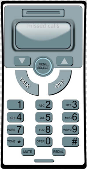 Numeric Keypad office Equipment communication   Feature Phone  HD Png Download