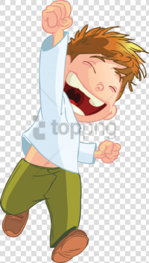 Free Png Collection Of Four Smiling Kids Cartoon Comic   Cartoon Kid Png  Transparent Png