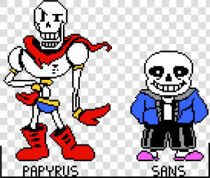 Undertale Papyrus Colored Sprite  HD Png Download