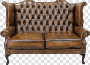 Chesterfield Leather Sofa Transparent Image   Vintage Sofa In Png  Png Download