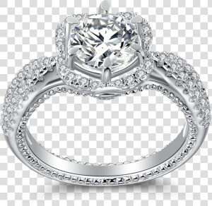 Dream Wedding Ring   Solitaire Ring Wedding Bands  HD Png Download