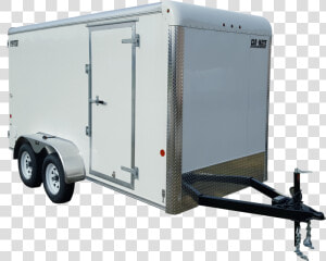 Car Mate Trailers 7 X 14 Hd Sportster Enclosed Cargo   Front Trailer  HD Png Download