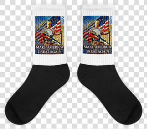 Make America Great Again Fully Sublimated Comfy Holiday   Sock  HD Png Download