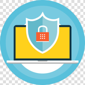 Blog ssl   Laptop Security Logo  HD Png Download