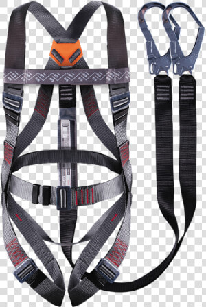 Safety Harness Double Lanyard  HD Png Download