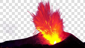 Transparent Volcano Erupting Clipart   Magma Png  Png Download