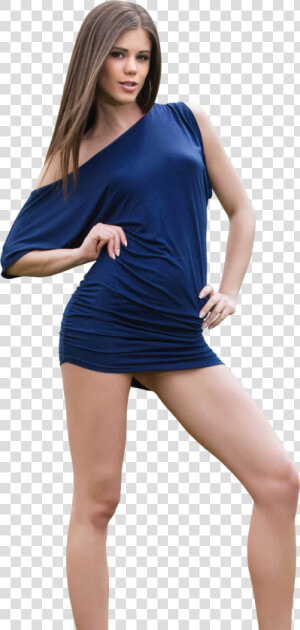 Little Caprice In Blue Dress   Pornstar Body Png  Transparent Png