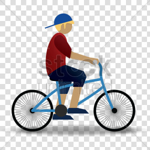 Boy Riding Bicycle V矢量图形   Focus Planet 6 8 L  HD Png Download