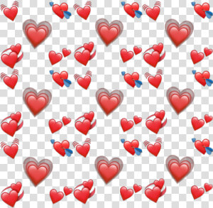  emojibackground  emoji  backgrounds  red  hearts  tumblr   Wholesome Heart Meme Png  Transparent Png