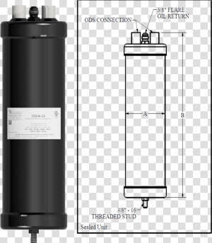 Conventional Separators   Cylinder   Oil Separator Os6 15l  HD Png Download