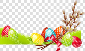 Clipart Easter Family   Bordure De Page Paques  HD Png Download