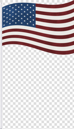 American Flag Png Vertical   American Flag On Stick Png  Transparent Png