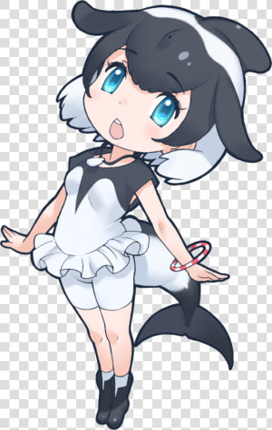 Commerson S Dolphinoriginal   Short Beaked Common Dolphin Kemono Friends  HD Png Download