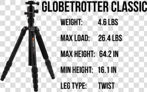 Globetrotter Classic   Tripod  HD Png Download