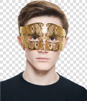 Gold Filigree Masquerade Mask   Masque  HD Png Download