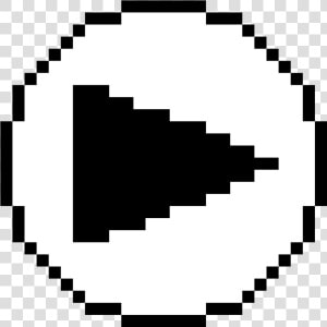 Coin Pixel Art Gif   Pixel Play Button Png  Transparent Png