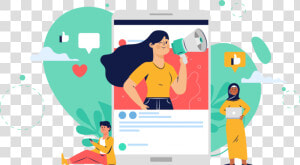 Social Media Manager Playing With Instagram Account   Influencer Isometric Png  Transparent Png