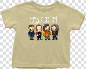 Cartoon Band Toddler Khaki Tee   T shirt  HD Png Download