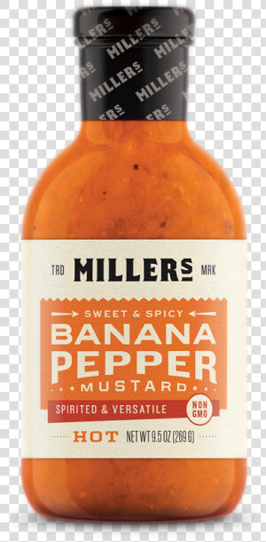 Mm Mockup 9oz Hot Web   Miller  39 s Banana Pepper Mustard  HD Png Download