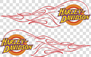 Harley Davidson Flame Tank Emblems Logo Vector Decal   Old School Flames Vector  HD Png Download