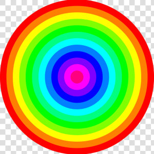 Transparent Rainbow Colors Png   Rainbow Circles  Png Download