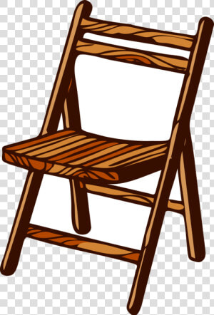 Chair  Wooden  Folding  Furniture  Seat  Brown  Indoors   Wooden Chair Clipart Png  Transparent Png