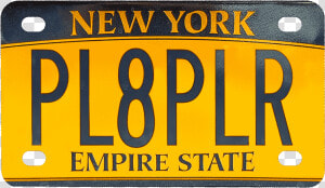 Img03   Nyc Motorcycle Plate  HD Png Download