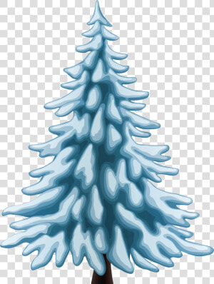 Winter Pine Tree Png Clip Art Image   Winter Trees Clip Art  Transparent Png