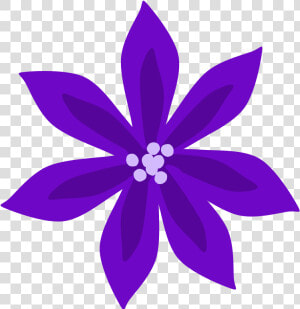 Lily Flower Clip Art Cliparts   Purple Flower Clipart  HD Png Download