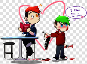 Valentine Clipart Star Wars   Antisepticeye And Darkiplier Fan Art  HD Png Download