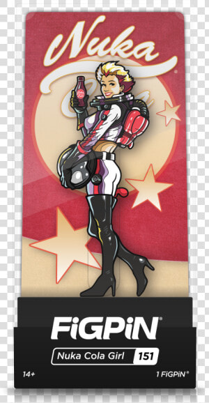 Figpin Fallout Nuka Cola Girl  HD Png Download