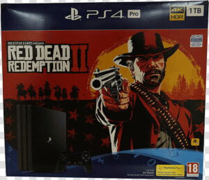 Sony Ps4 Console Pro Red Dead Redemption 2 Bundle   Red Dead Redemption  HD Png Download